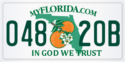 FL license plate 0482OB