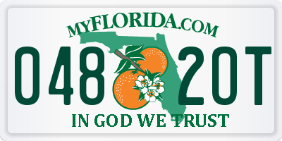 FL license plate 0482OT