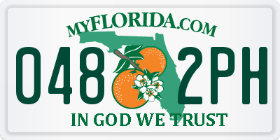 FL license plate 0482PH