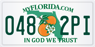 FL license plate 0482PI