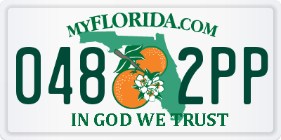 FL license plate 0482PP