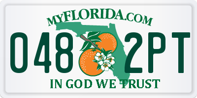 FL license plate 0482PT