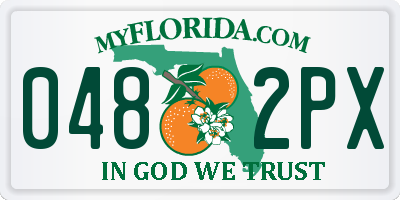 FL license plate 0482PX