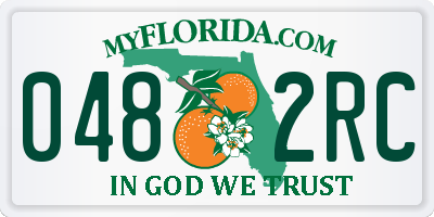 FL license plate 0482RC