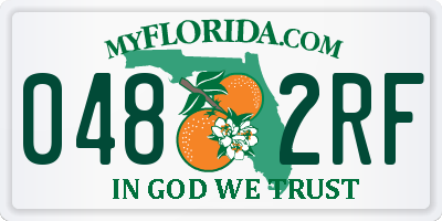 FL license plate 0482RF