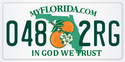 FL license plate 0482RG