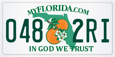 FL license plate 0482RI