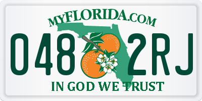 FL license plate 0482RJ