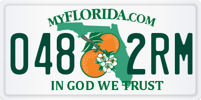 FL license plate 0482RM