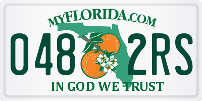 FL license plate 0482RS