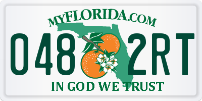 FL license plate 0482RT