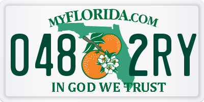 FL license plate 0482RY