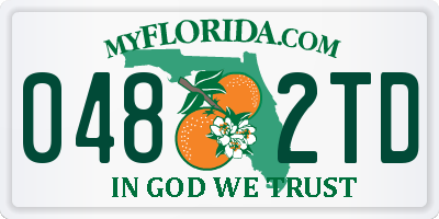 FL license plate 0482TD