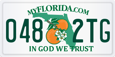 FL license plate 0482TG