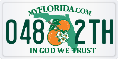 FL license plate 0482TH