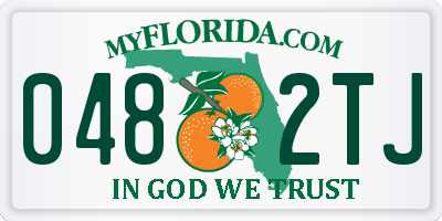 FL license plate 0482TJ