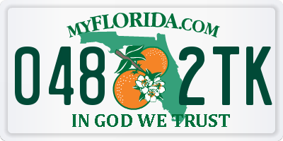 FL license plate 0482TK