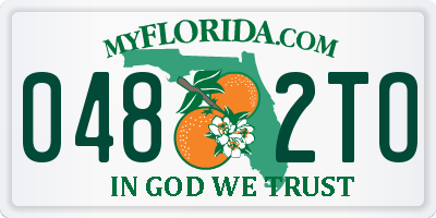 FL license plate 0482TO