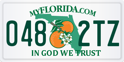 FL license plate 0482TZ