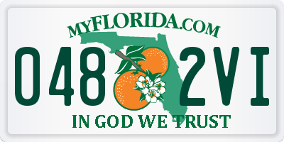 FL license plate 0482VI