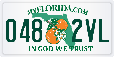 FL license plate 0482VL