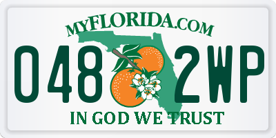 FL license plate 0482WP