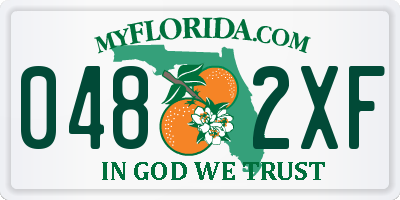 FL license plate 0482XF