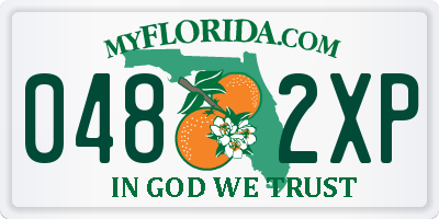 FL license plate 0482XP