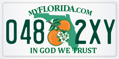 FL license plate 0482XY
