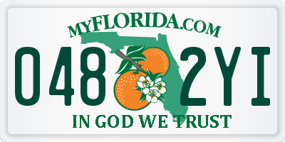 FL license plate 0482YI