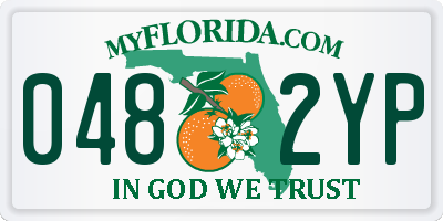 FL license plate 0482YP