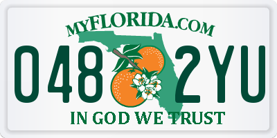 FL license plate 0482YU