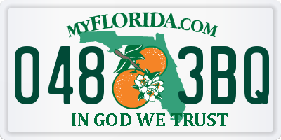 FL license plate 0483BQ