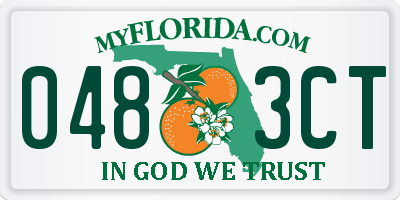 FL license plate 0483CT