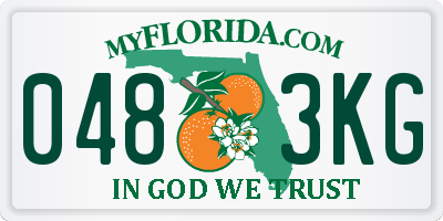 FL license plate 0483KG