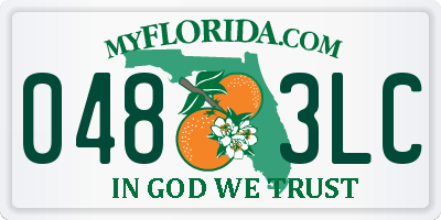 FL license plate 0483LC