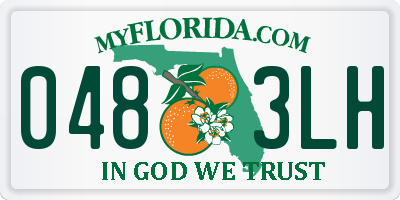 FL license plate 0483LH