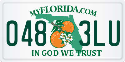 FL license plate 0483LU