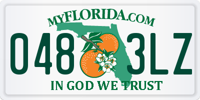 FL license plate 0483LZ