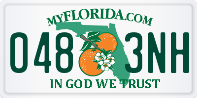 FL license plate 0483NH