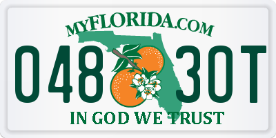 FL license plate 0483OT