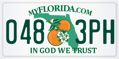 FL license plate 0483PH