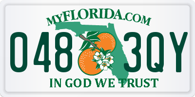 FL license plate 0483QY