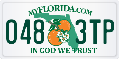 FL license plate 0483TP