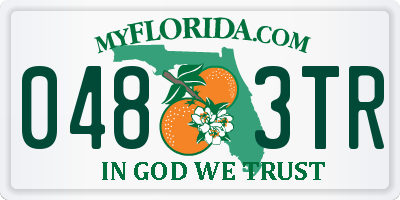 FL license plate 0483TR