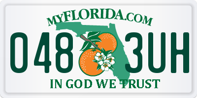 FL license plate 0483UH