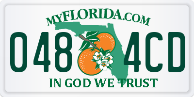FL license plate 0484CD