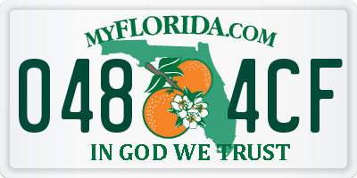 FL license plate 0484CF