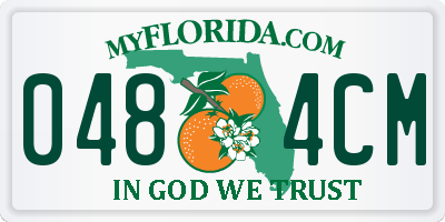 FL license plate 0484CM
