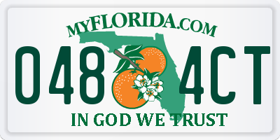 FL license plate 0484CT